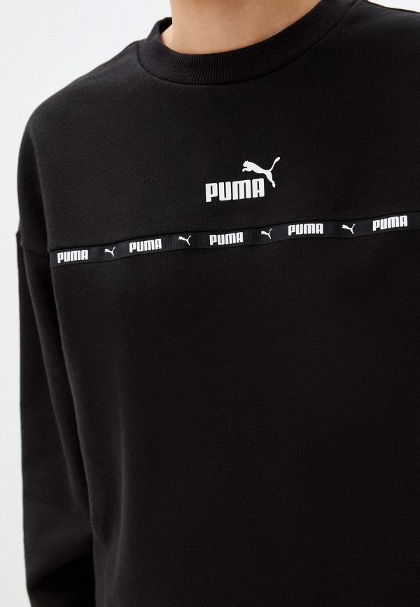 PUMA Свитшот - Puma Power Tape Crew FL Puma Black - фото 4