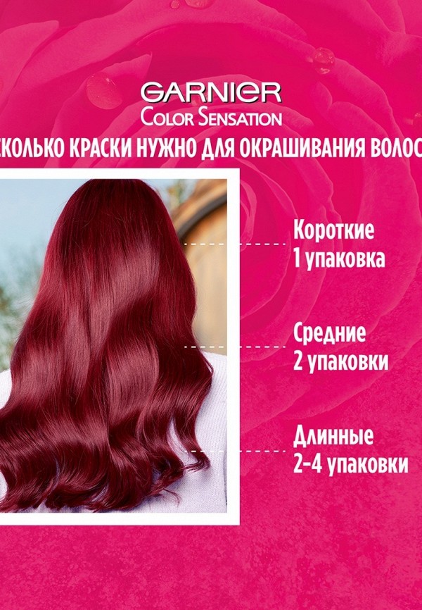 Garnier Краска для волос - стойкая, с эссенцией розы - фото 5