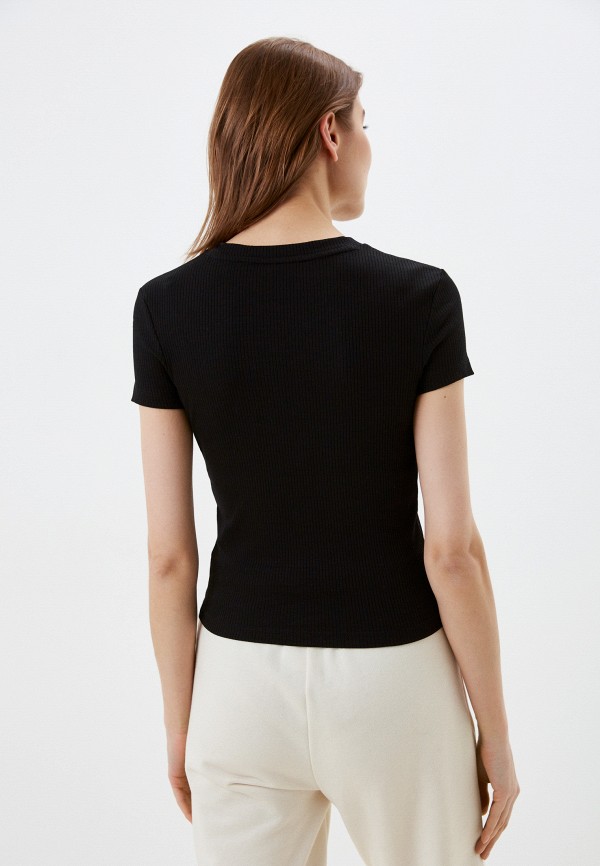 PUMA Футболка - Classics Ribbed Slim Tee Puma Black - фото 2