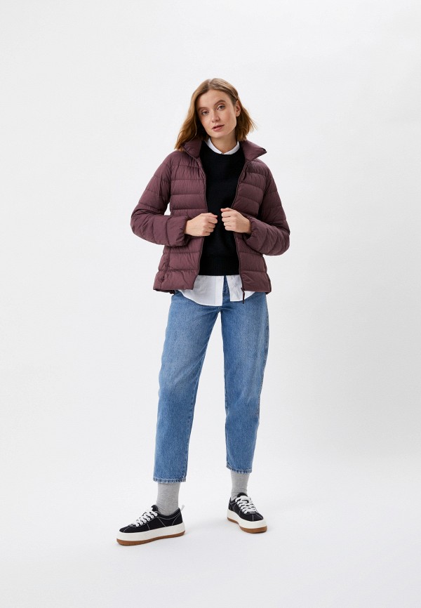 Пуховик UNIQLO ультралегкий, цвет: бордовый, RTLACE386701 — купить в ...