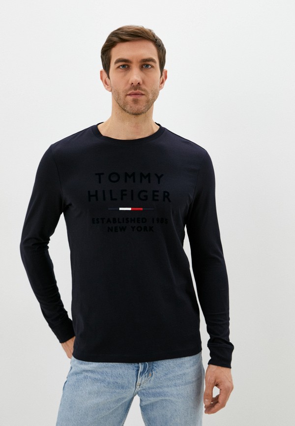 Лонгслив Tommy Hilfiger, цвет: синий, RTLACE437601 — купить в интернет ...