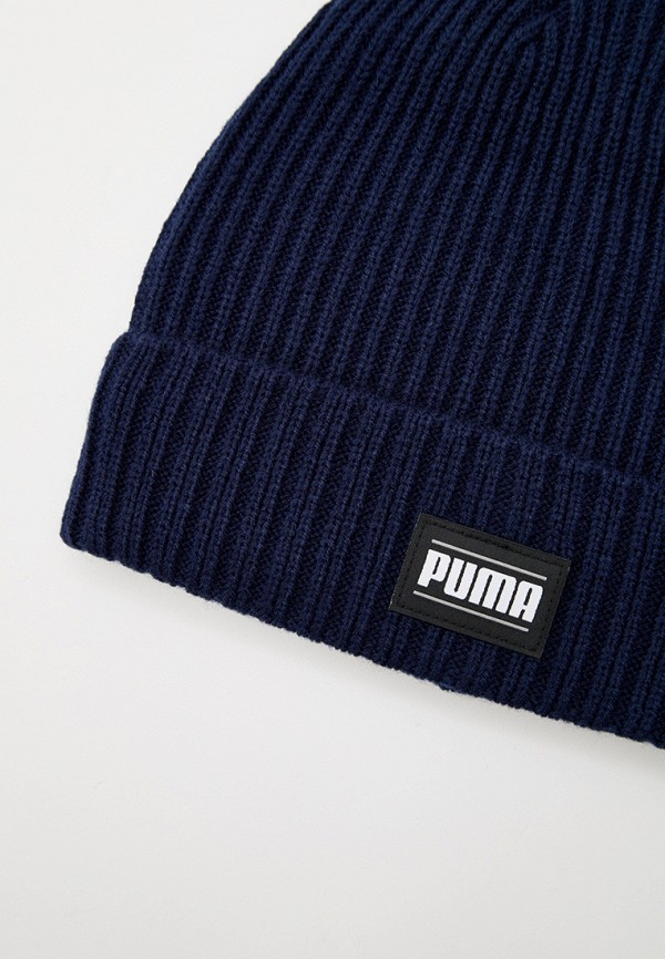 PUMA Шапка - Ribbed Classic Cuff Beanie Peacoat - фото 3