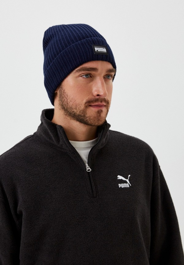 PUMA Шапка - Ribbed Classic Cuff Beanie Peacoat - фото 4
