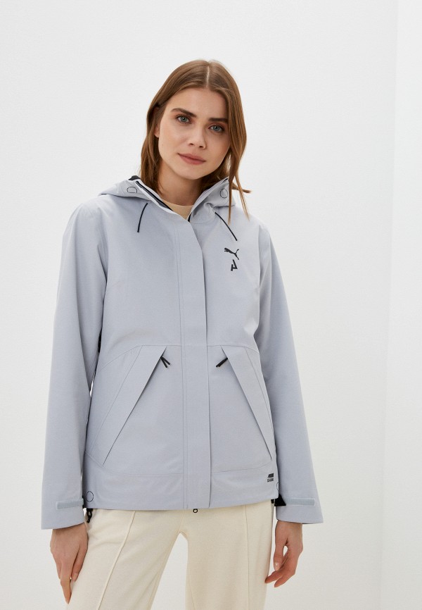 PUMA Ветровка - W SEASONS STORMCELL JACKET Platinum Gray - фото 1
