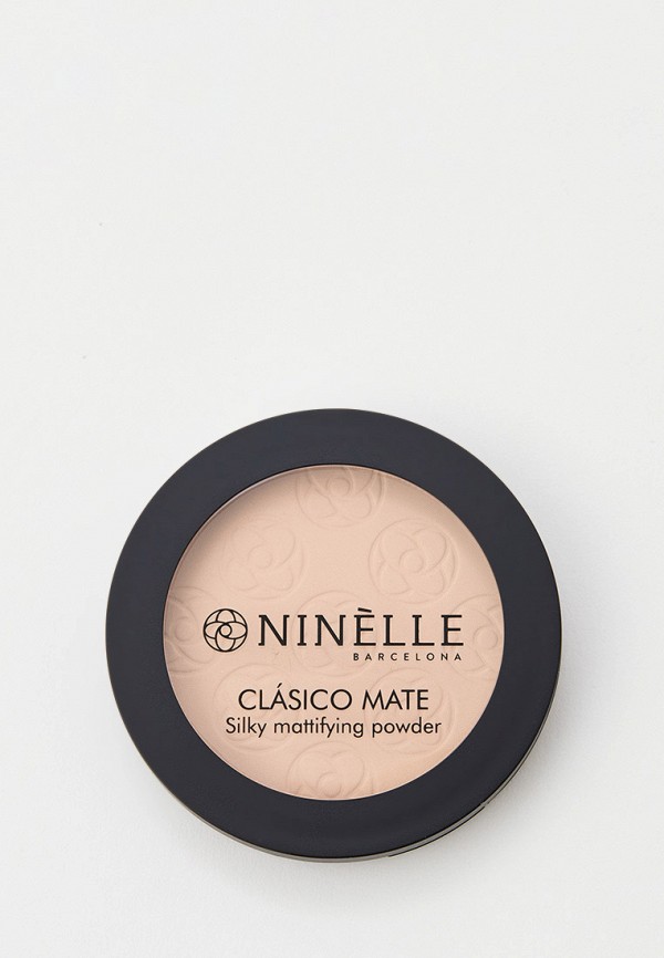 Пудра компактная Ninelle с легким матовым покрытием, цвет: бежевый ...