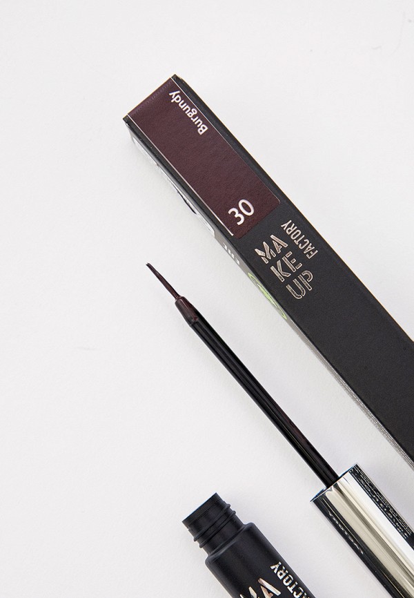 Make Up Factory Подводка для глаз - с плотным покрытием и тонкой кисточкой-аппликатором - фото 2