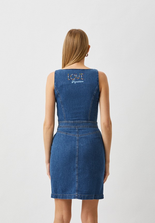 Love Moschino Платье джинсовое - фото 3