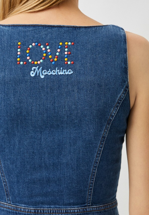 Love Moschino Платье джинсовое - фото 4