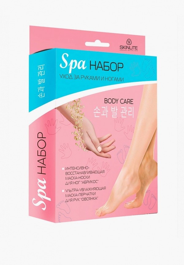 Skinlite Набор для ухода за телом - "SPA уход за руками и ногами", 1 пара х 2 упаковки - фото 2