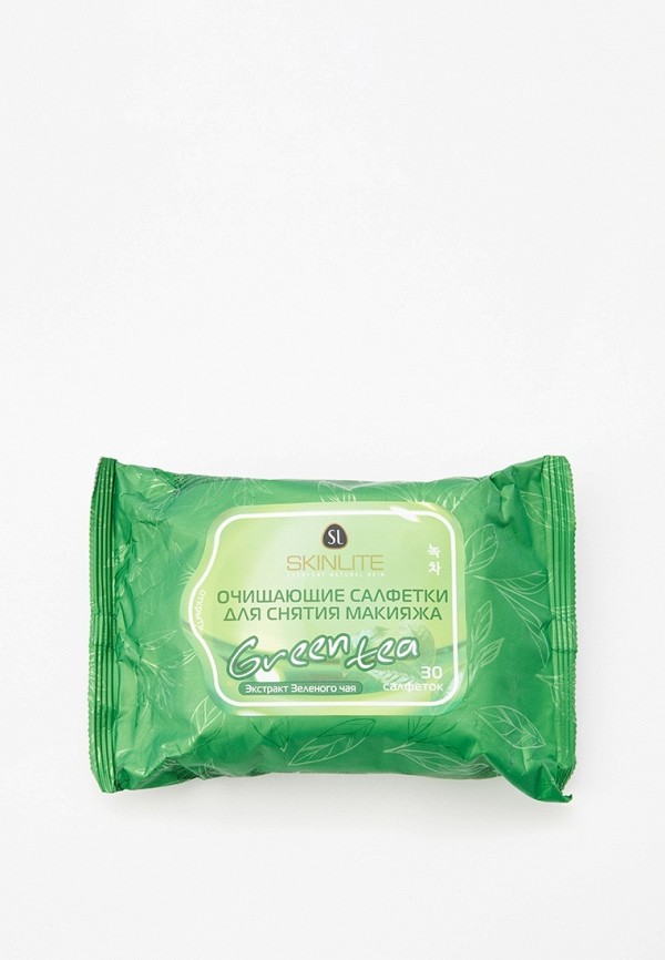 Skinlite Салфетки для снятия макияжа - Зеленый чай, 30 шт. - фото 1