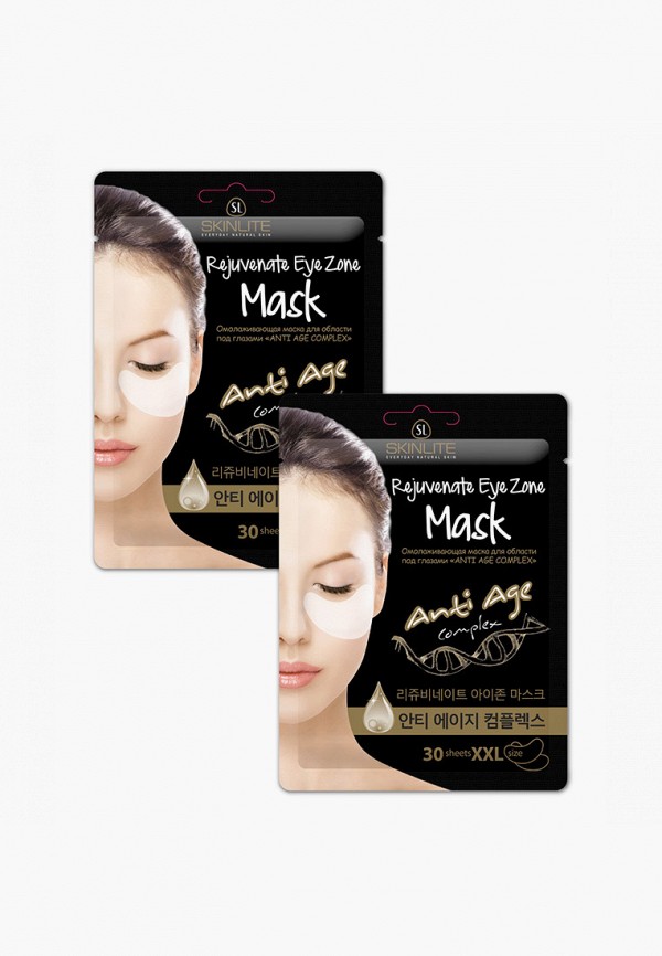 Skinlite Патчи для глаз - ANTY-AGE complex, омолаживающие, XXL size - фото 1