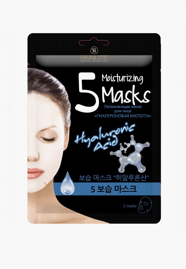 Skinlite Маска для лица - Увлажняющая "Гиалуроновая кислота", 5 шт. - фото 1