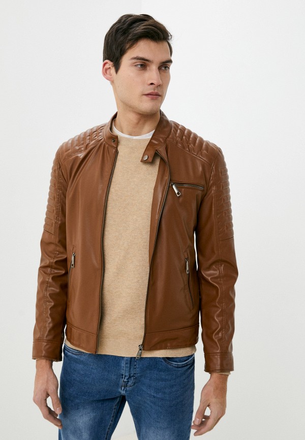 RNT23 Куртка кожаная - фото 1