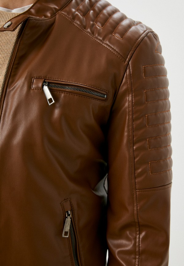 RNT23 Куртка кожаная - фото 4