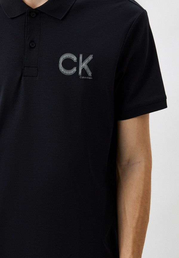 Поло Calvin Klein, цвет: черный, RTLACF623001 — купить в интернет ...