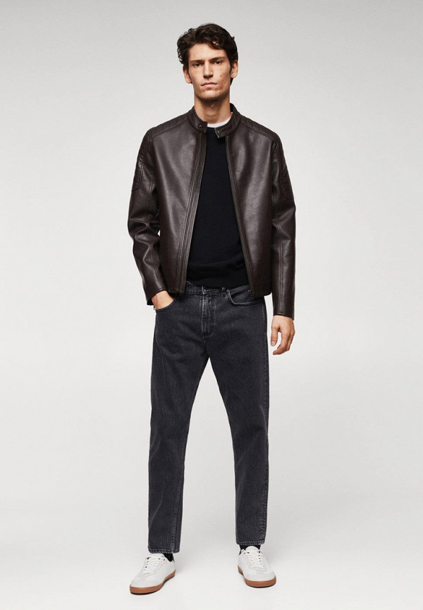 Mango Man Куртка кожаная - JOSENO2 - фото 2