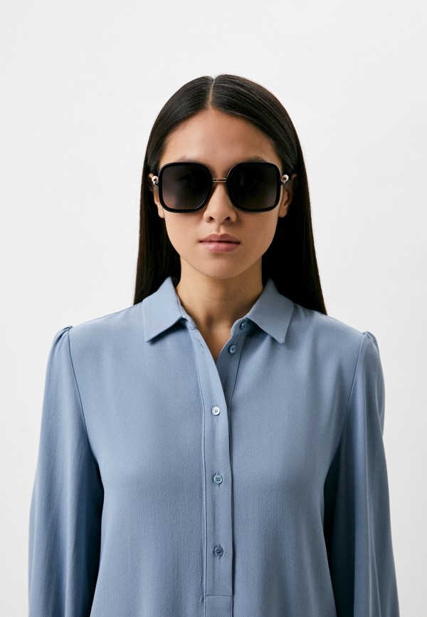 Очки солнцезащитные Carolina Herrera HER 0078/G/S 807, цвет: черный ...