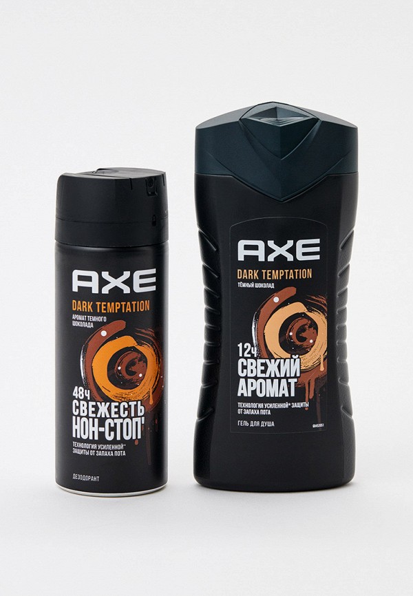 Набор для ванны и душа Axe DARK TEMPTATION (део-спрей, 150мл + гель для ...
