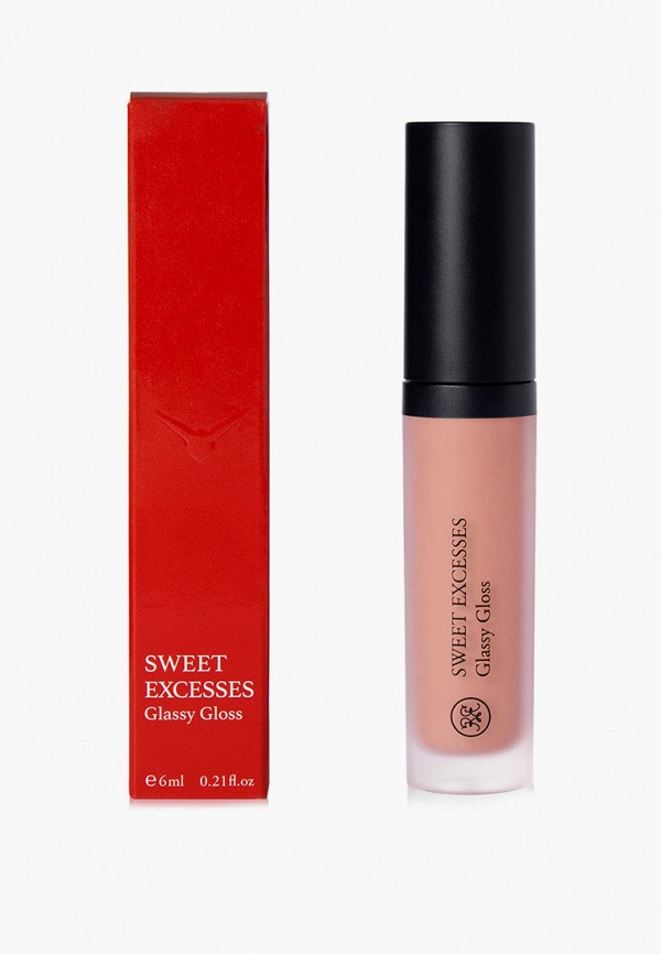 Rouge Bunny Rouge Блеск для губ - SWEET EXCESSES Glassy Gloss, с полупрозрачным покрытием, тон 102 nude, 6 мл - фото 2