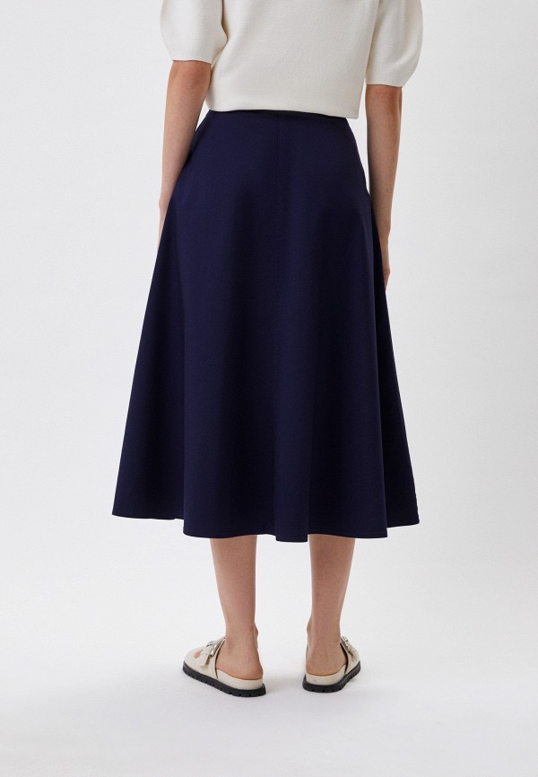 Юбка UNIQLO из хлопка, цвет: синий, RTLACF973601 — купить в интернет ...