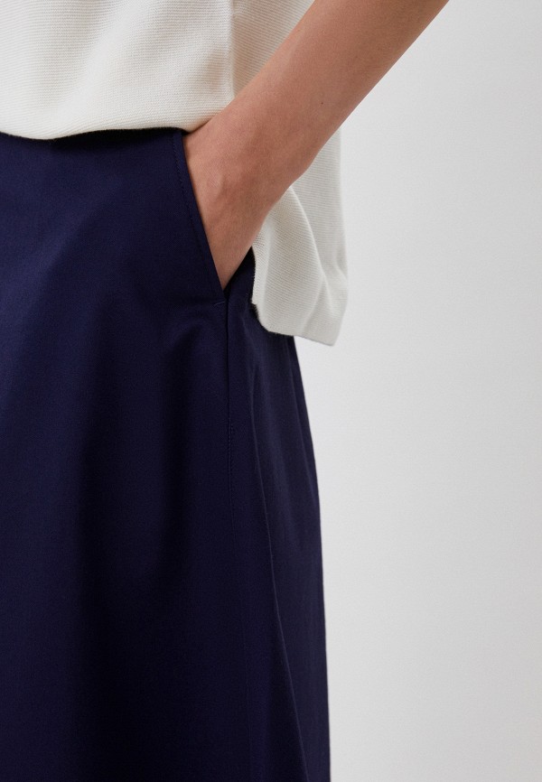 Юбка UNIQLO из хлопка, цвет: синий, RTLACF973601 — купить в интернет ...