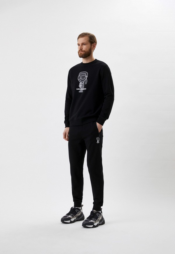 Свитшот Karl Lagerfeld, цвет: черный, RTLACG001001 — купить в интернет ...