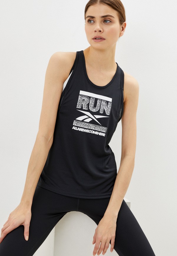 Reebok Майка спортивная - RUN GRAPHIC TANK - фото 1