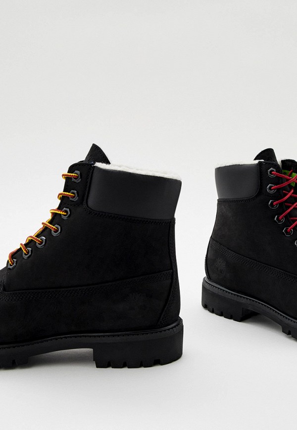 Timberland Тимберленды - 6 in Premium Fur/Warm Lined Boot BLACK - фото 4
