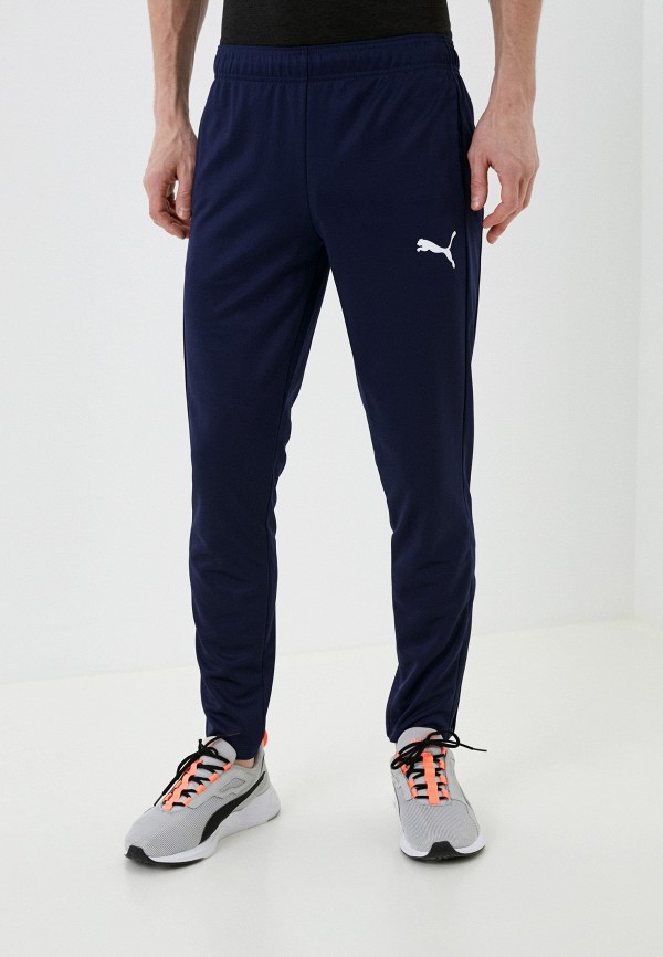 Брюки спортивные PUMA ACTIVE Tricot Pants cl Peacoat, цвет: синий,  RTLACH504301 — купить в интернет-магазине Lamoda