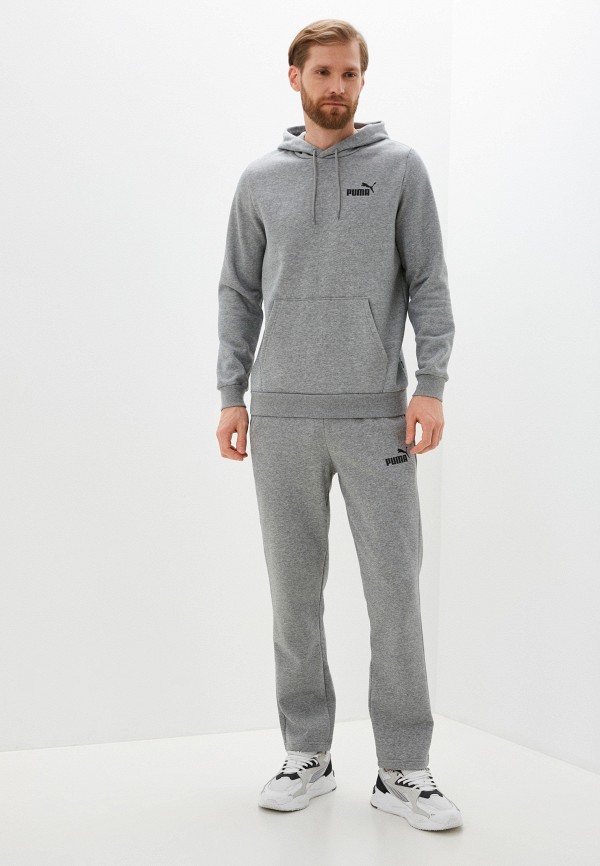 PUMA Худи - ESS Small Logo Hoodie FL Medium Gray Hea - фото 2