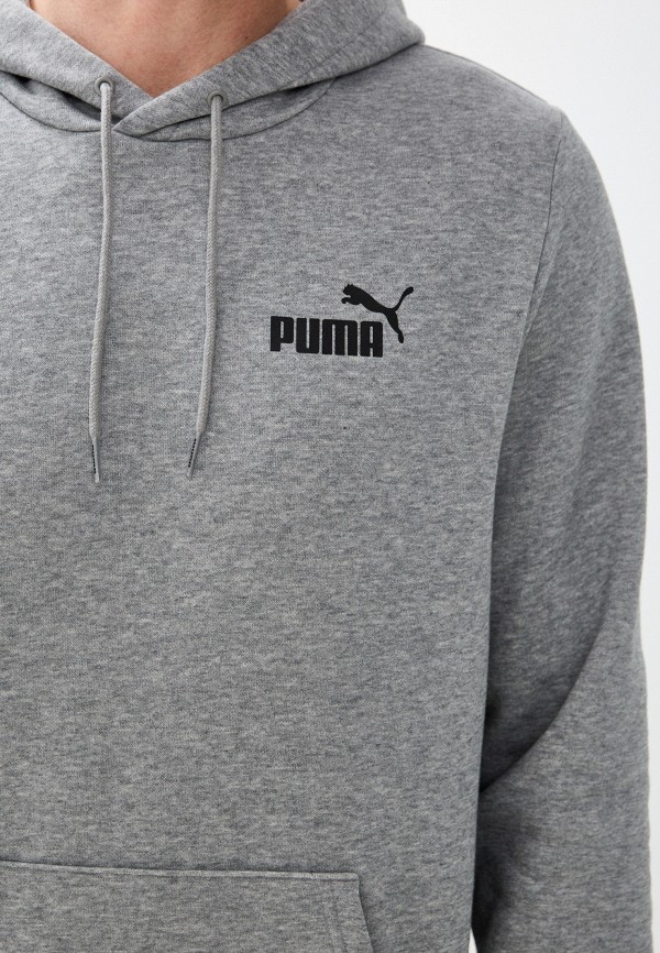 PUMA Худи - ESS Small Logo Hoodie FL Medium Gray Hea - фото 4