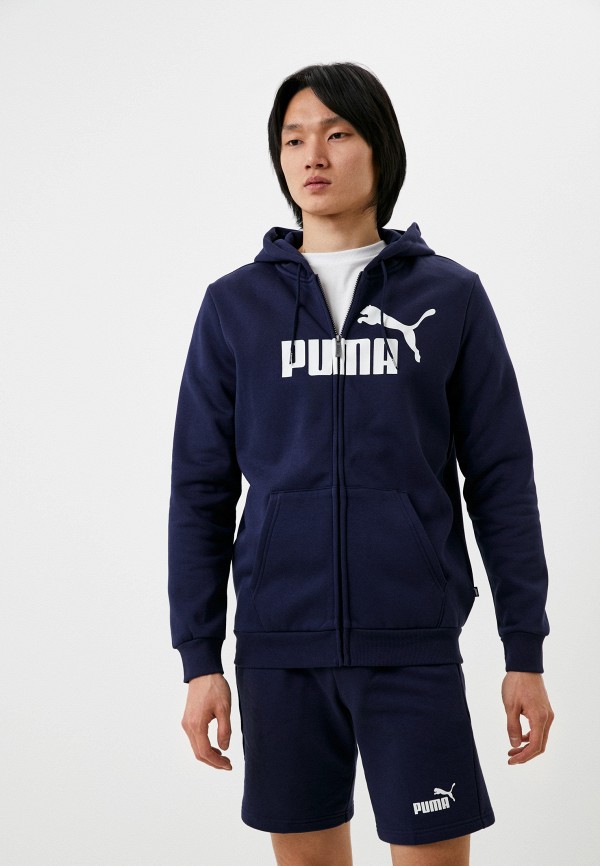 PUMA Толстовка - ESS Big Logo FZ Hoodie FL Peacoat - фото 1