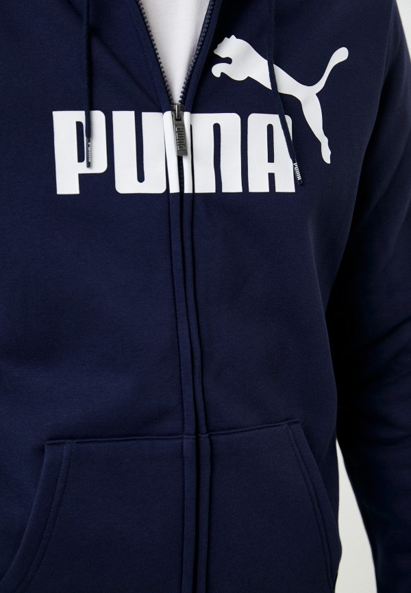 PUMA Толстовка - ESS Big Logo FZ Hoodie FL Peacoat - фото 4
