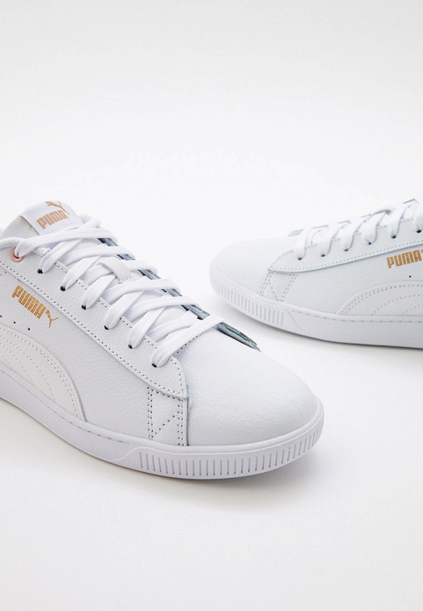 PUMA Кеды - Vikky v3 Lthr PUMA White-Rose Dust-PUMA - фото 2