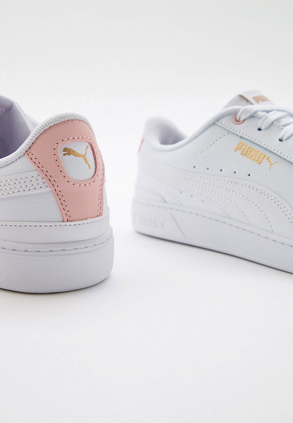 PUMA Кеды - Vikky v3 Lthr PUMA White-Rose Dust-PUMA - фото 4