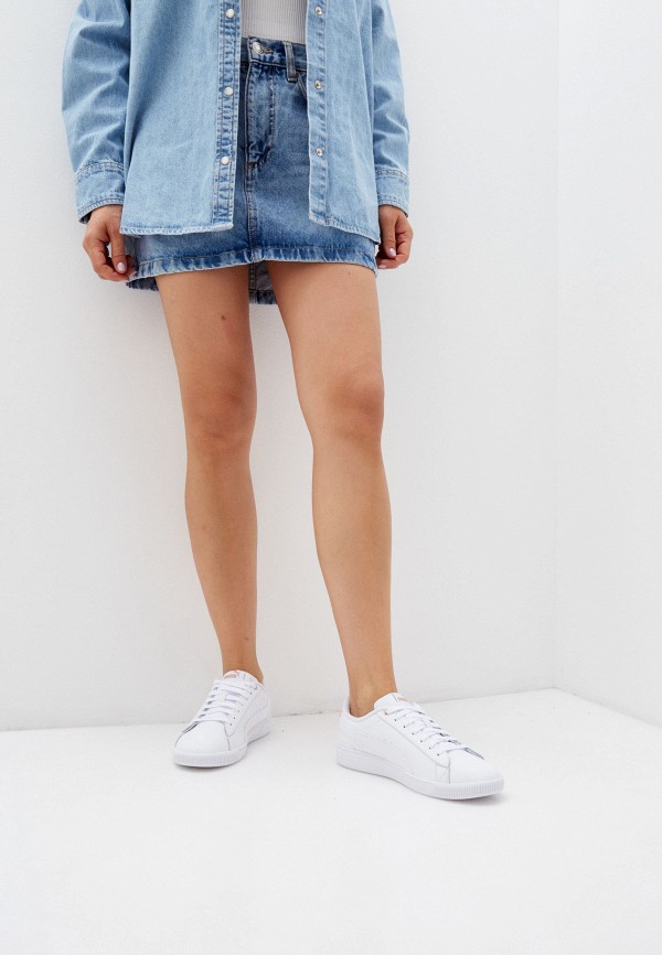 PUMA Кеды - Vikky v3 Lthr PUMA White-Rose Dust-PUMA - фото 6