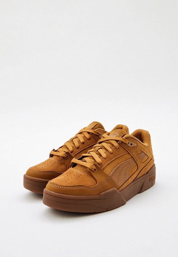 PUMA Кеды - Slipstream Suede Desert Tan-Gum - фото 3
