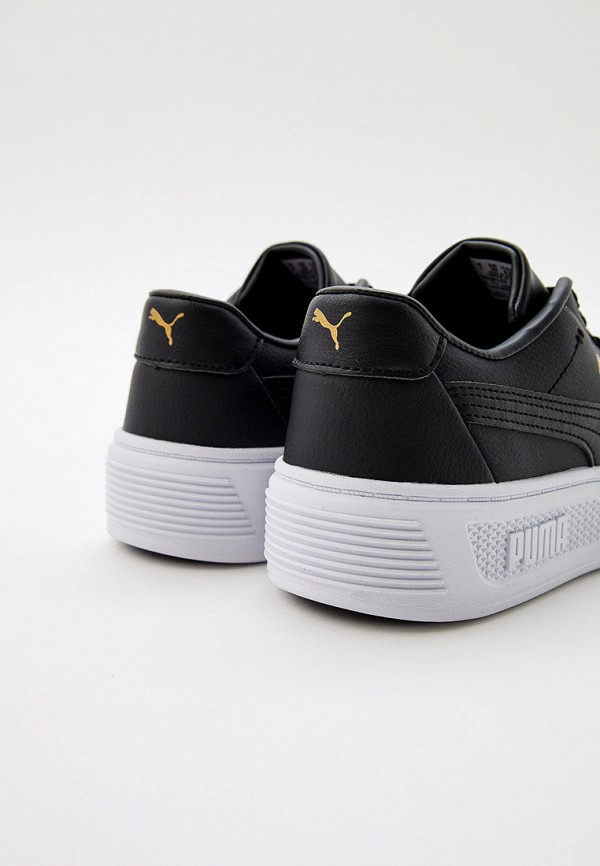 PUMA Кеды - Smash Platform v3 Sleek PUMA Black-Gold- - фото 4