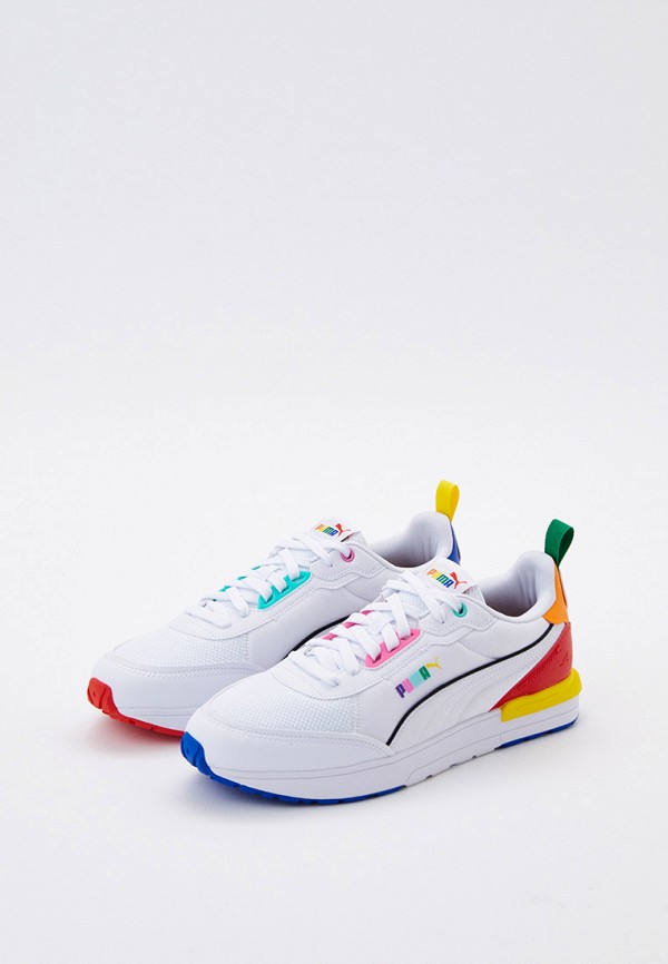 PUMA Кроссовки - PUMA R22 LIL PUMA White-PUMA White-Pop R - фото 3