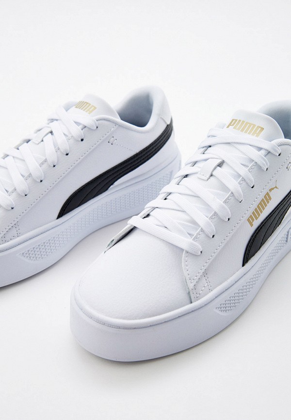 PUMA Кеды - Smash Platform v3 PUMA White-PUMA Black- - фото 2
