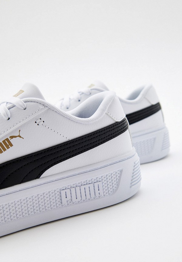 PUMA Кеды - Smash Platform v3 PUMA White-PUMA Black- - фото 4