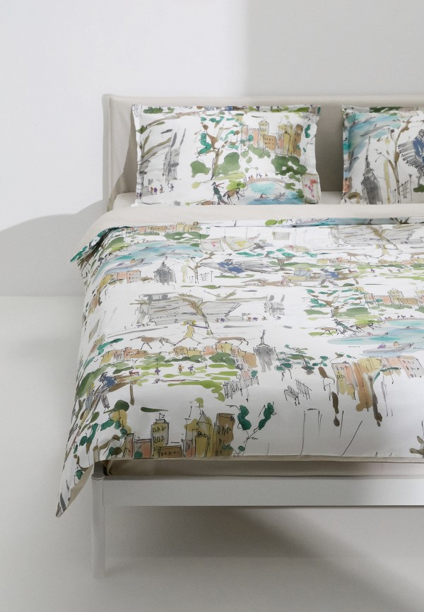 Trussardi Постельное белье Евро - 220x200 см, 270x290 см, 50x70 см - фото 1