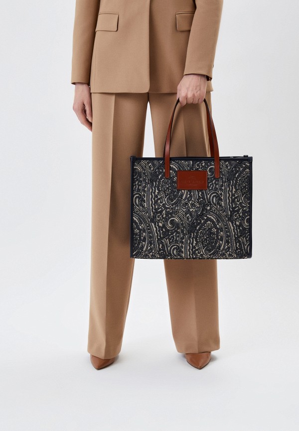 Сумка Etro, цвет: синий, RTLACH803101 — купить в интернет-магазине Lamoda