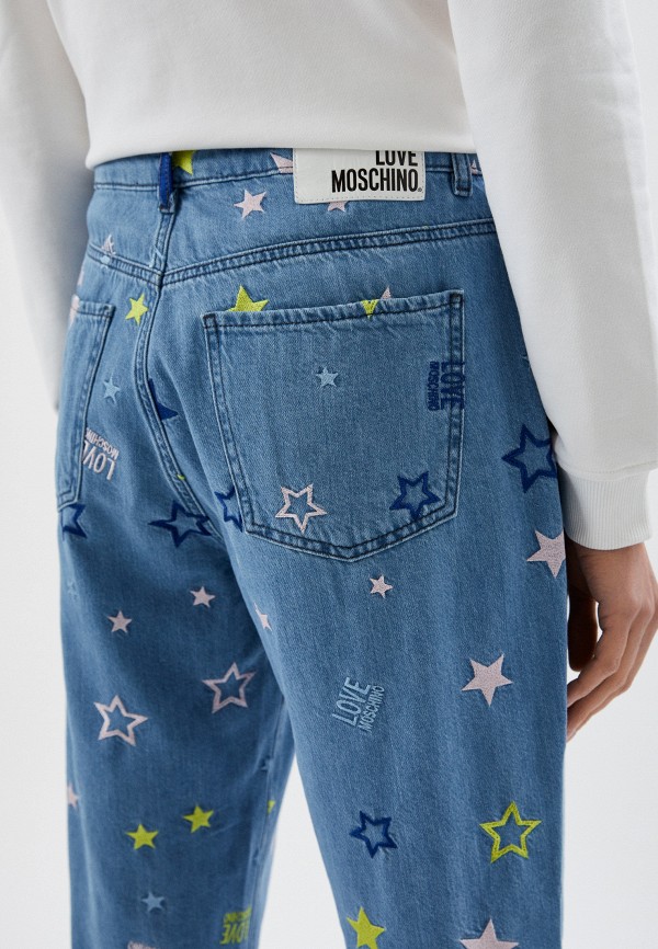 Джинсы Love Moschino, цвет: голубой, RTLACH835501 — купить в интернет ...