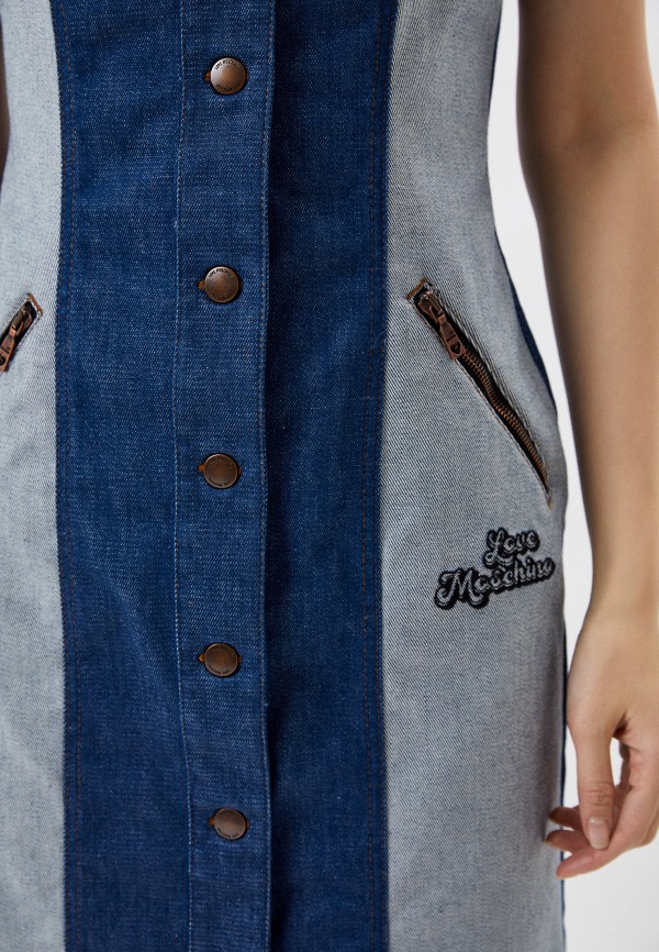 Love Moschino Платье джинсовое - фото 4