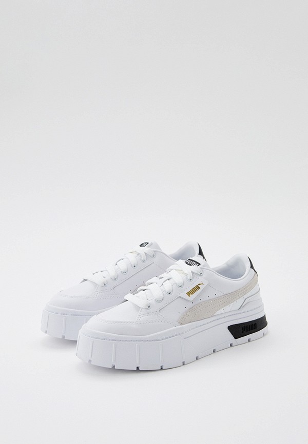 PUMA Кеды - Mayze Stack Wns Puma White-Vaporous Gray - фото 3