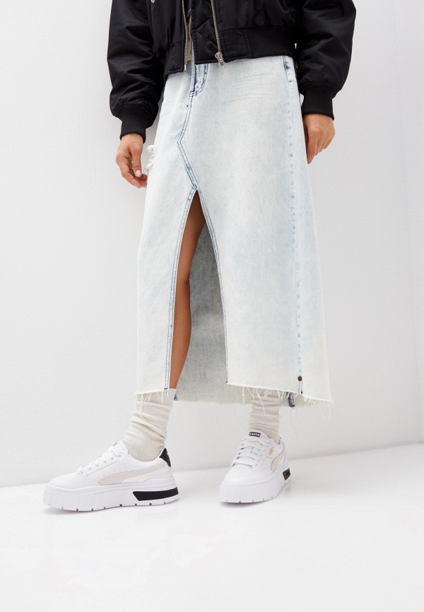 PUMA Кеды - Mayze Stack Wns Puma White-Vaporous Gray - фото 6