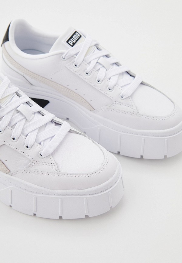 PUMA Кеды - Mayze Stack Wns Puma White-Vaporous Gray - фото 2