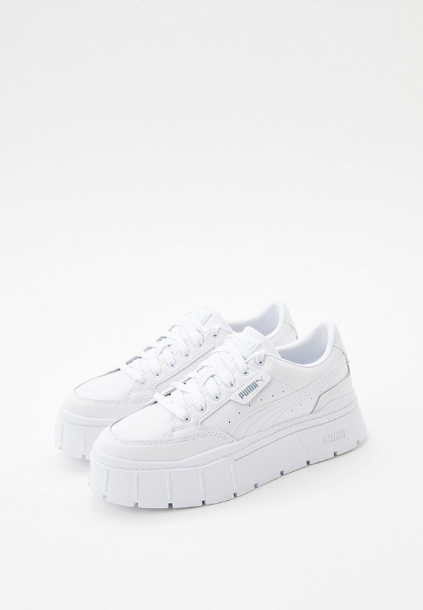 PUMA Кеды - Mayze Stack Lthr Wns Puma White - фото 3