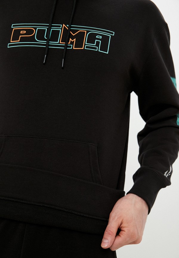 PUMA Худи - SWxP Graphic Hoodie TR PUMA Black - фото 4